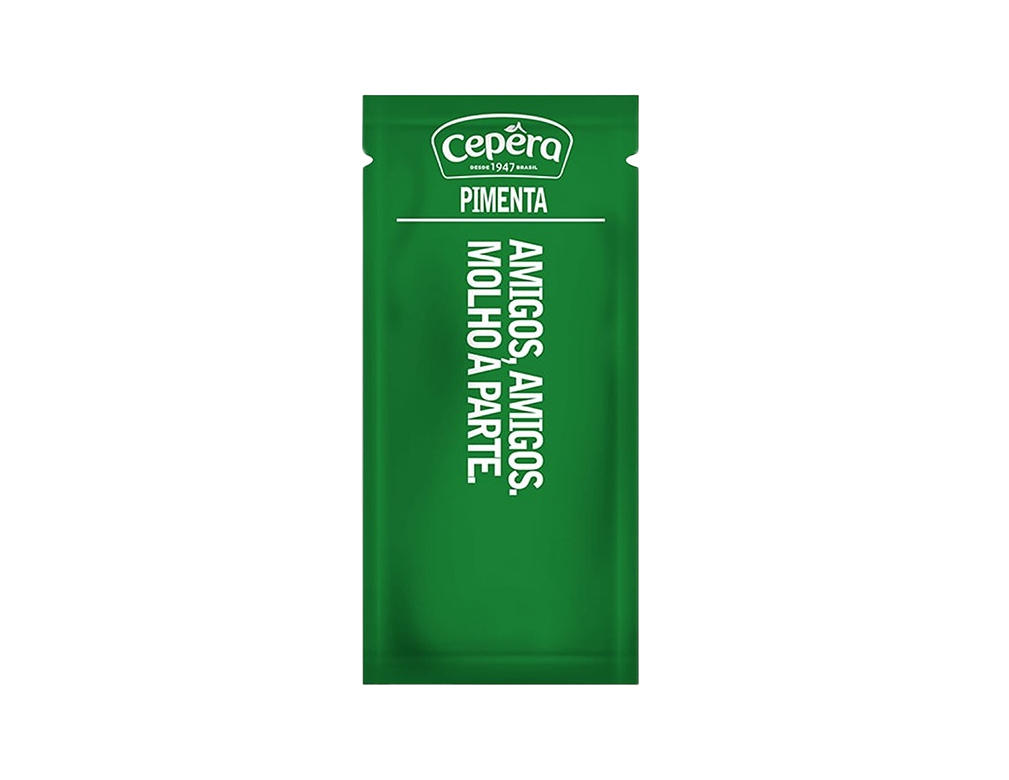 MOLHO DE PIMENTA VERMELHA SACHÊ CEPÊRA 5 ML (CX 154 UN)